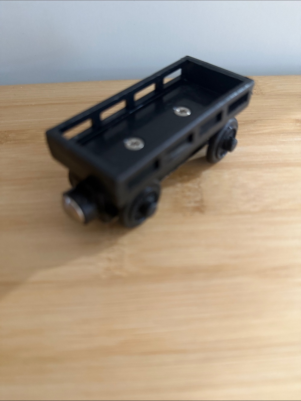 Thomas & Friends Wooden Railway Black Cargo Car